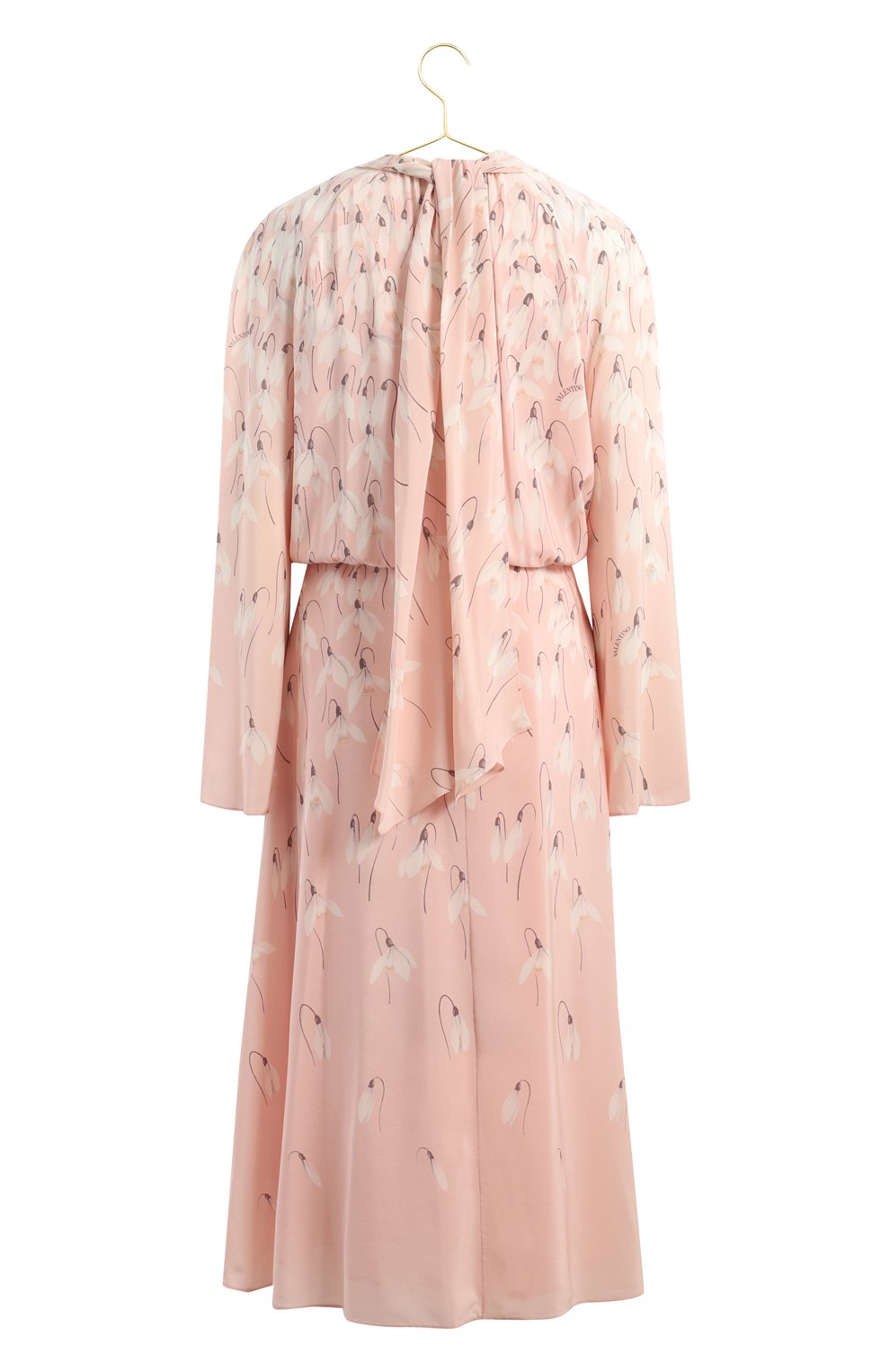 Шелковое платье | Valentino | Розовый - 2