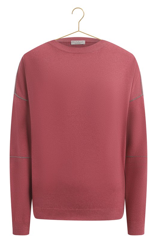 Пуловер из шерсти и кашемира | Brunello Cucinelli | Розовый - 1
