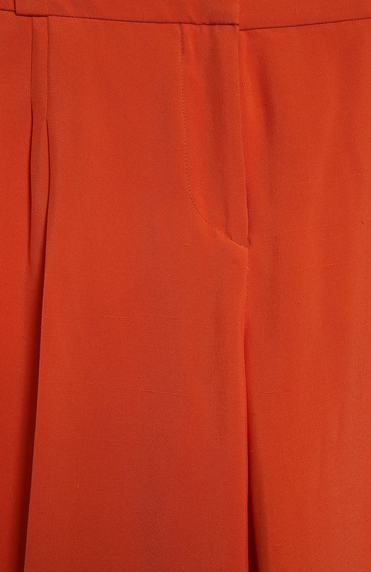 Шелковые брюки | Giorgio Armani | Оранжевый - 4