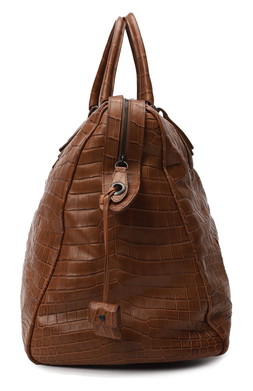 Дорожная сумка из кожи крокодила | Bottega Veneta | Коричневый - 4