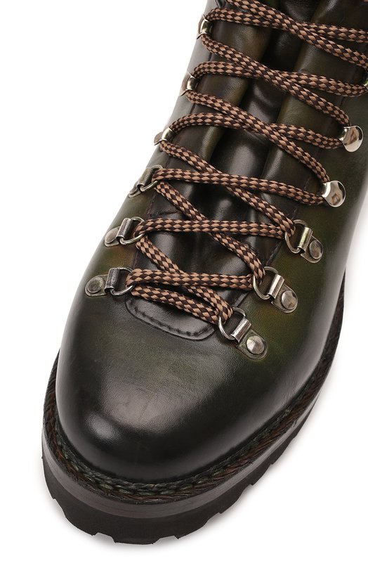 Кожаные ботинки | Ralph Lauren | Хаки - 9