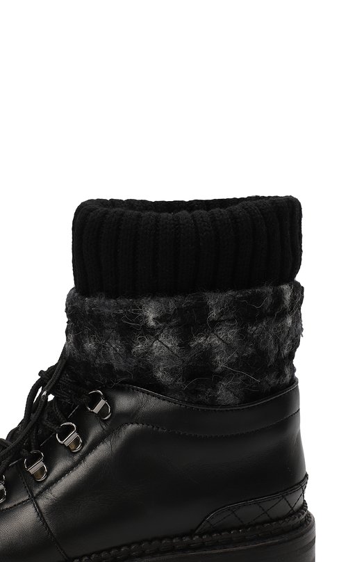 Ботинки Combat | Chanel | Чёрный - 9