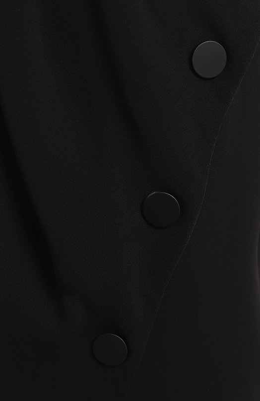 Платье из шелка и шерсти | Louis Vuitton | Чёрный - 3