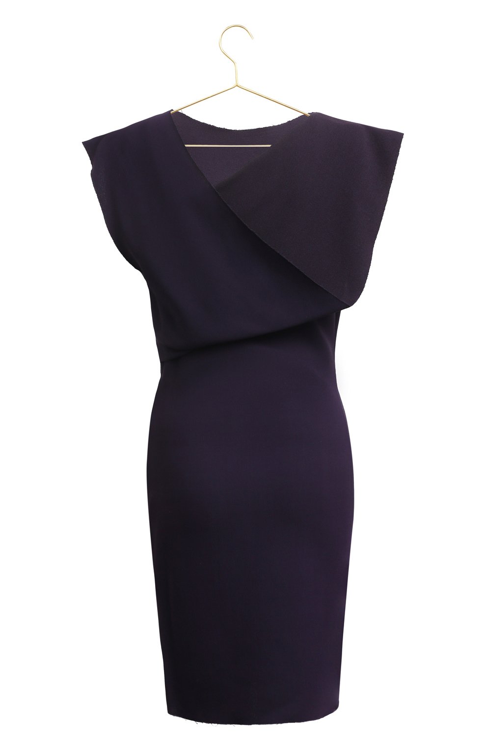 Платье из вискозы и шелка | Lanvin | Фиолетовый - 2