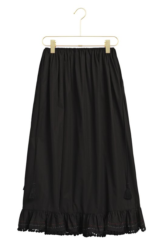Хлопковая юбка | Miu Miu | Чёрный - 1