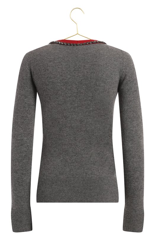 Шерстяной пуловер | N21 | Серый - 2
