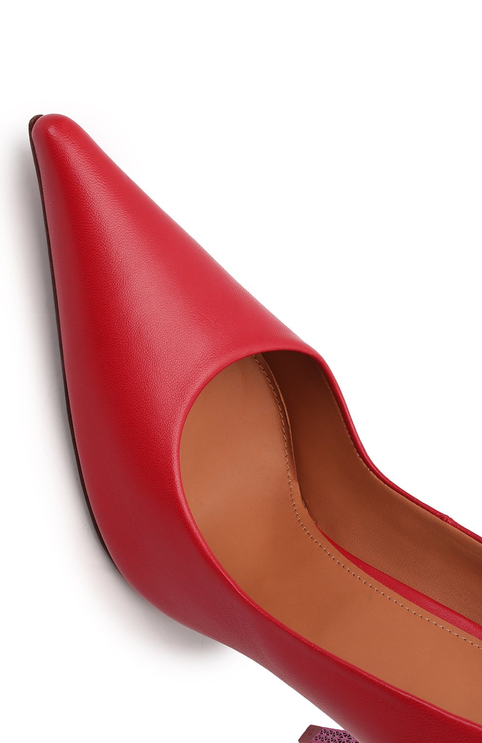 Кожаные туфли | Vetements | Красный - 8
