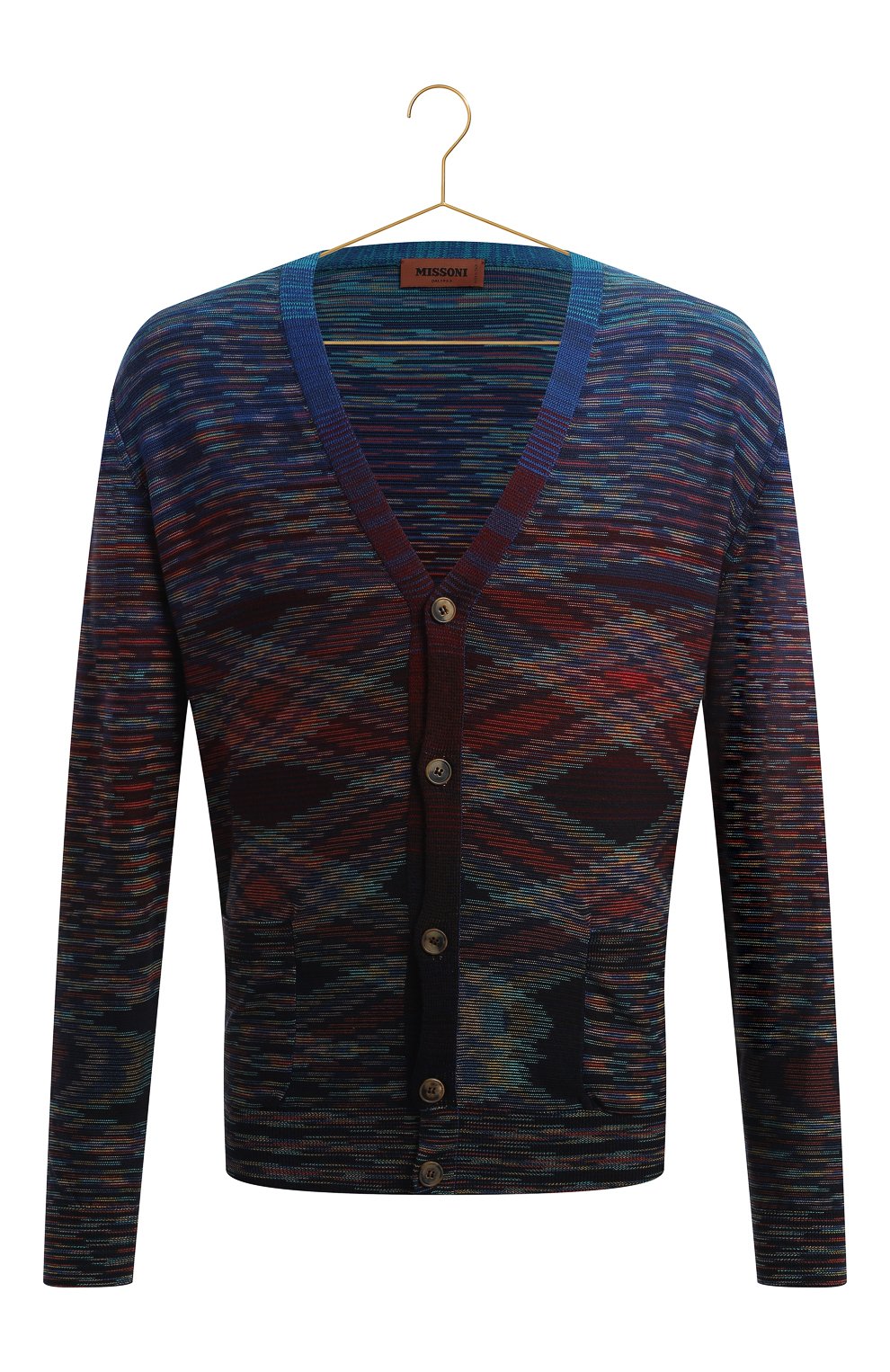Кардиган из шерсти и хлопка Missoni, цвет Разноцветный купить на ресейл ...