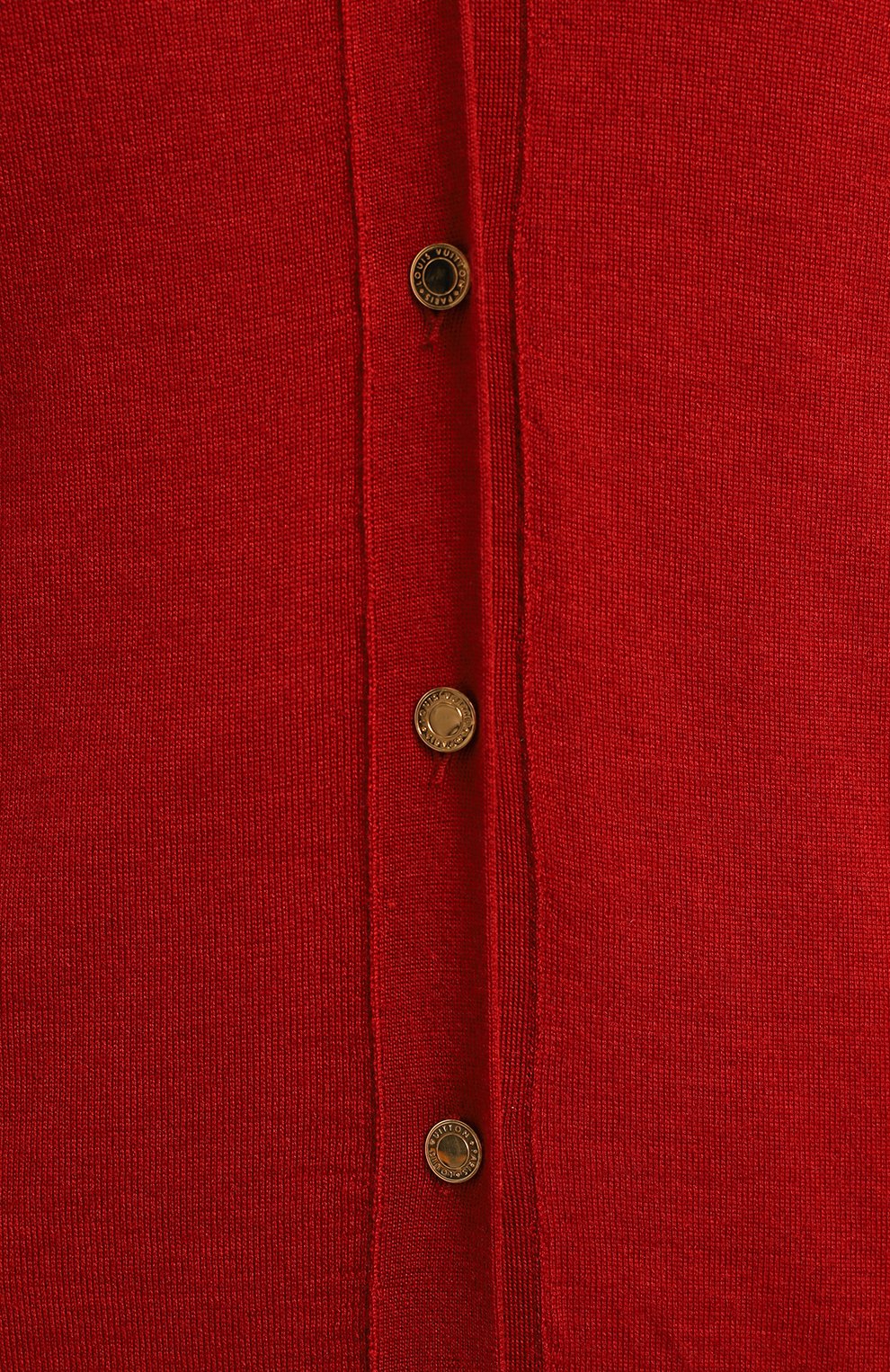 Кардиган из шерсти и кашемира | Louis Vuitton | Красный - 3
