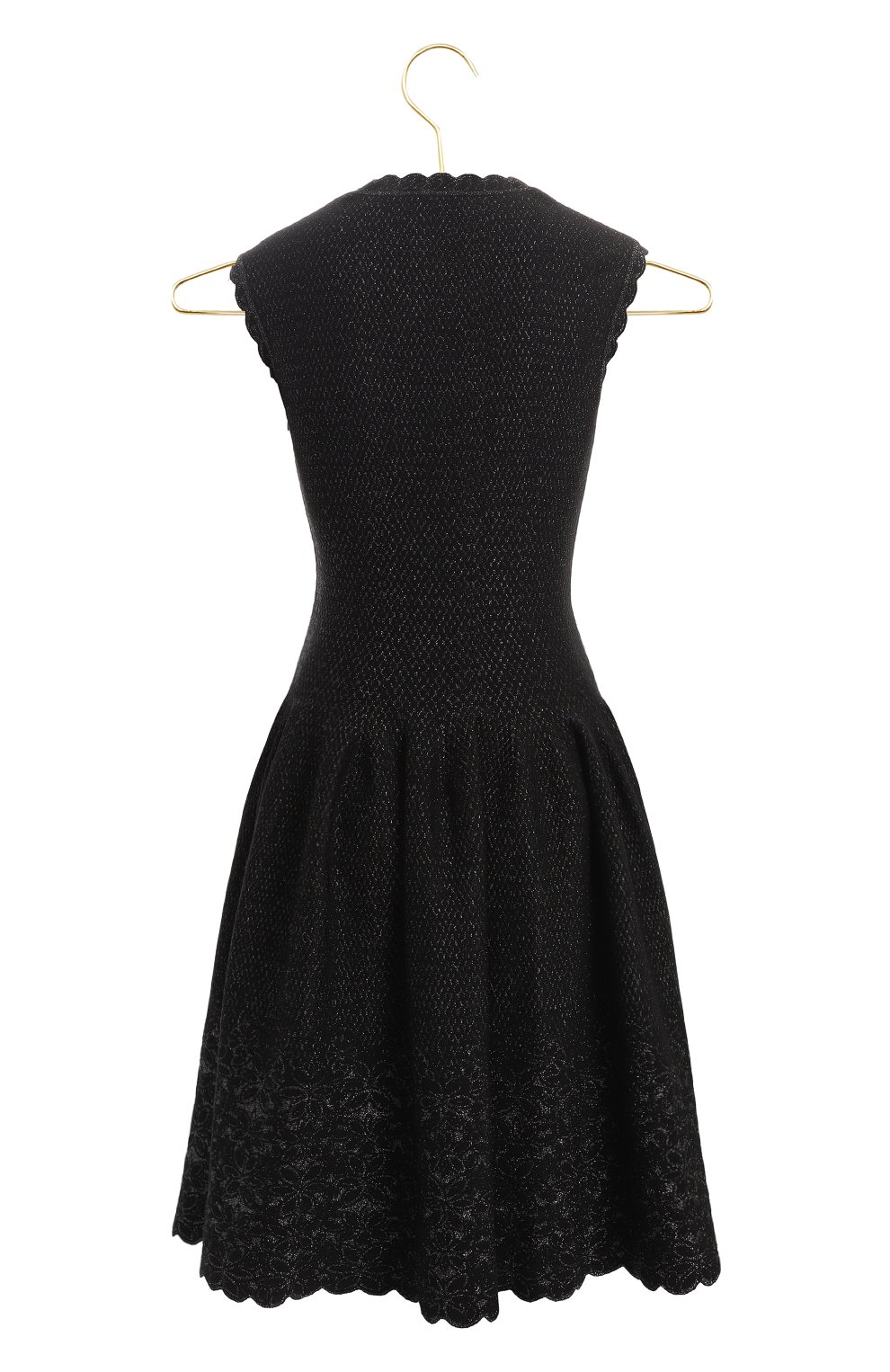 Платье из вискозы и шерсти | Alaia | Чёрный - 2