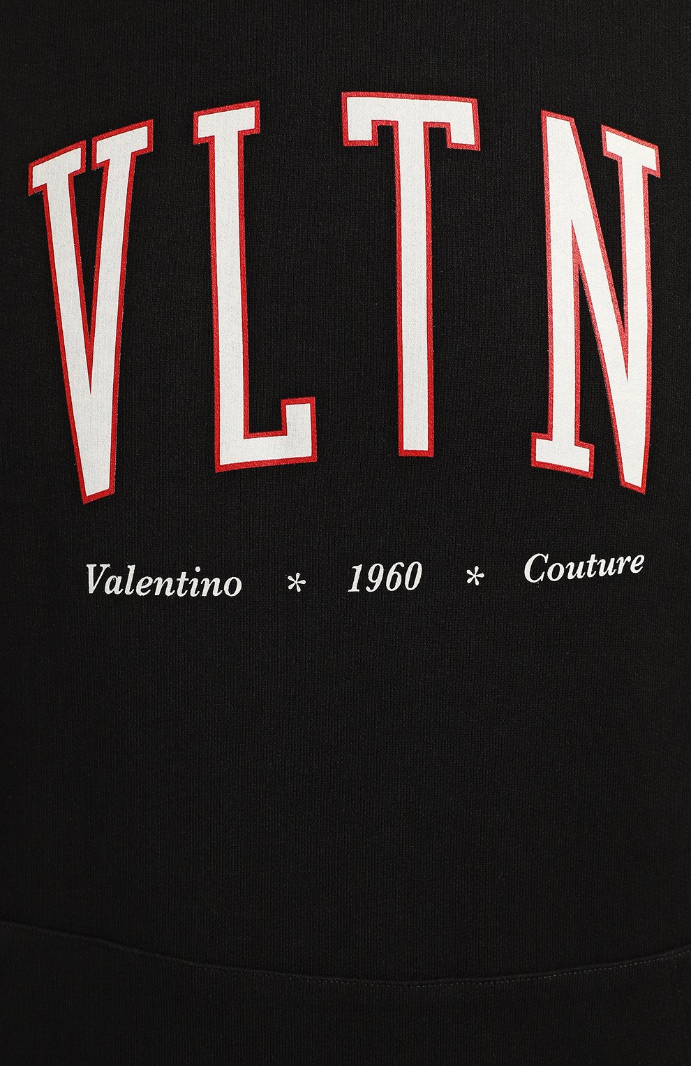 Хлопковое худи | Valentino | Чёрный - 3