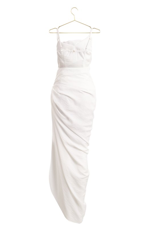 Платье из вискозы | Jacquemus | Белый - 2