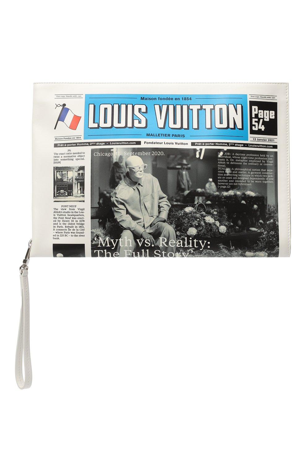 Клатч Newspaper | Louis Vuitton | Белый - 1