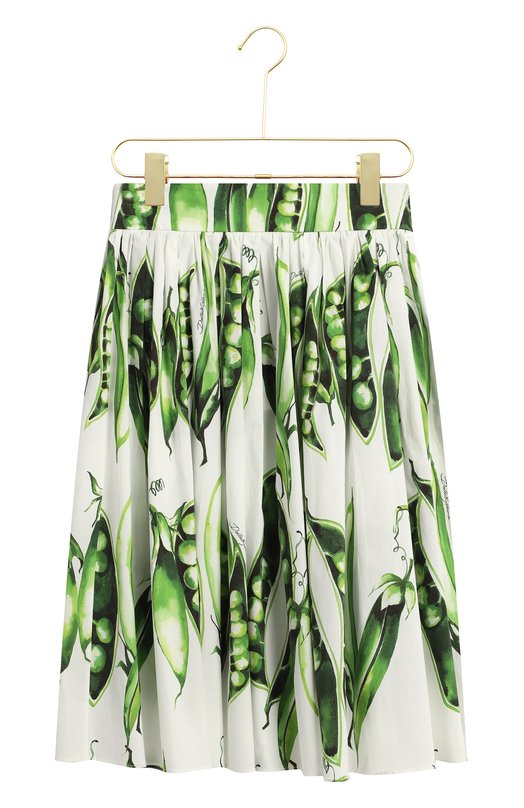 Хлопковая юбка | Dolce & Gabbana | Зелёный - 1