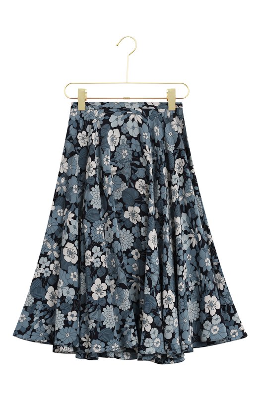 Шелковая юбка | Michael Kors Collection | Голубой - 1