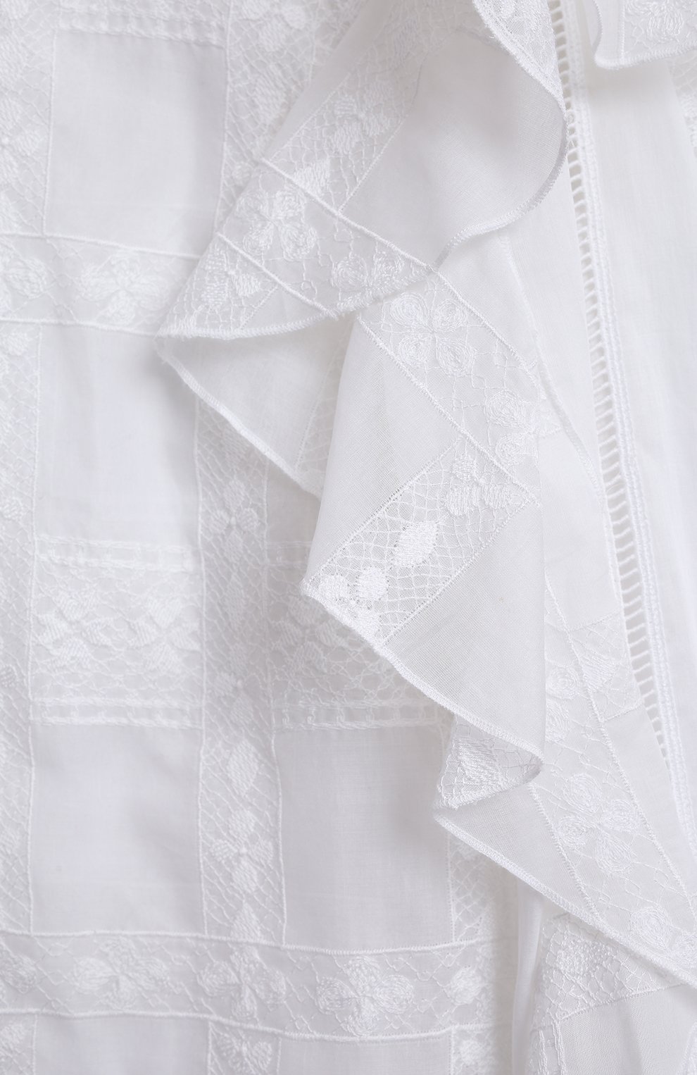 Хлопковая блузка | Giamba | Белый - 3