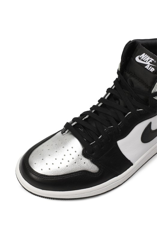 Кеды Air Jordan 1 Retro High Silver Toe | Nike | Разноцветный - 8