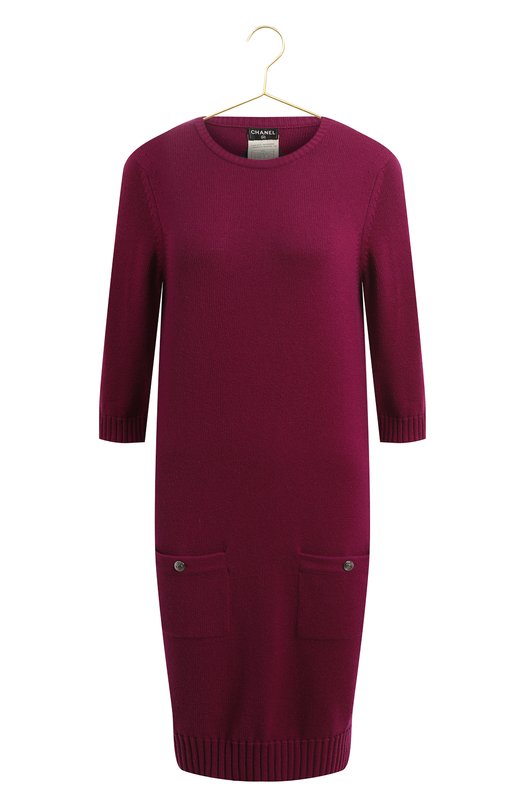 Кашемировое платье | Chanel | Фиолетовый - 1