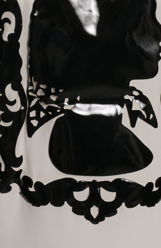 Шелковый топ | Dolce & Gabbana | Чёрно-белый - 3