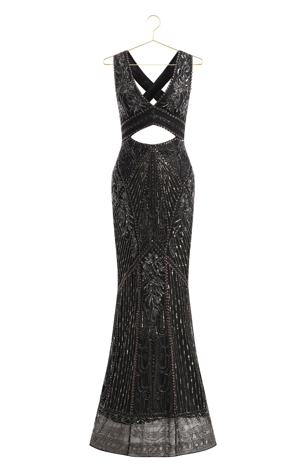 Шелковое платье | Roberto Cavalli | Чёрный - 1