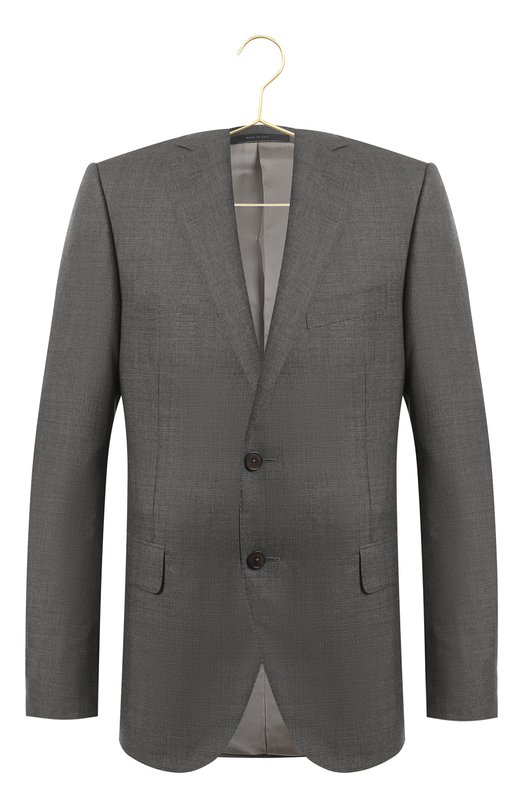 Пиджак из шерсти и шелка | Pal Zileri | Серый - 1