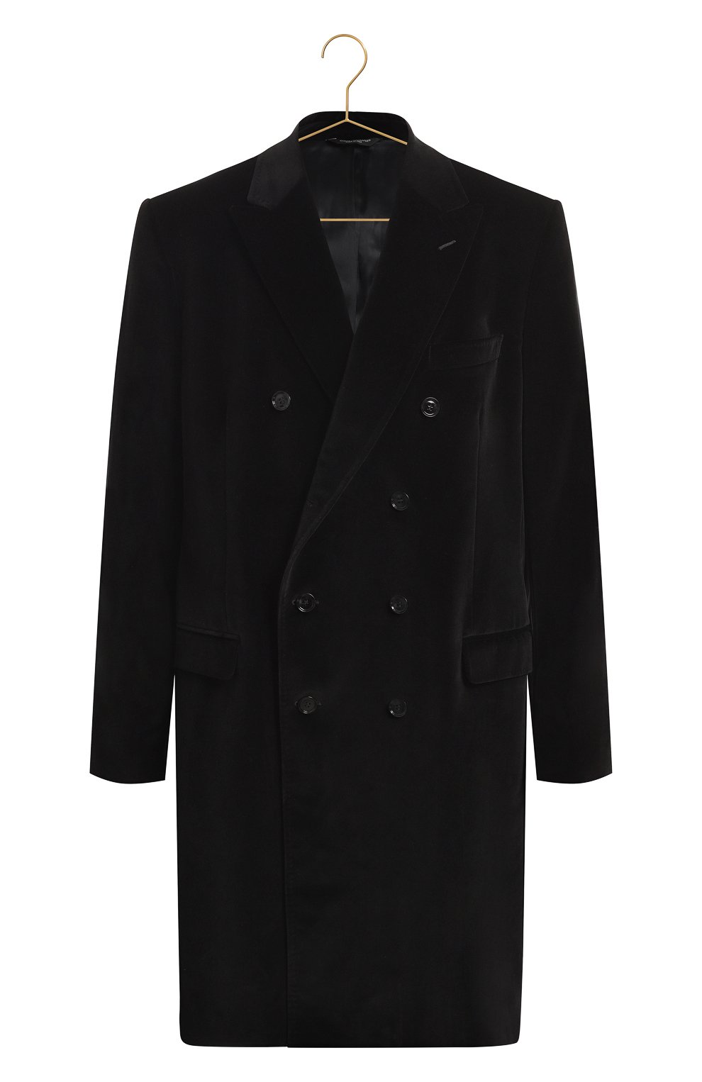 Хлопковое пальто | Dolce & Gabbana | Чёрный - 1