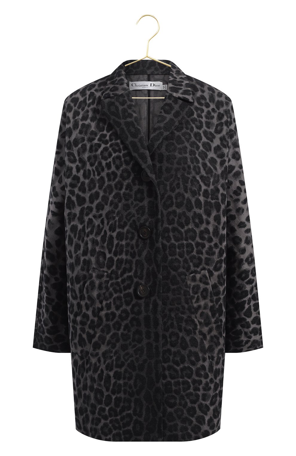 Хлопковое пальто | Dior | Серый - 1