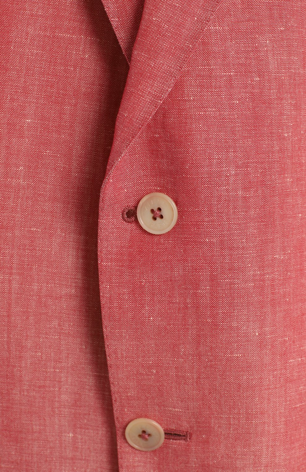 Пиджак изо льна и шерсти | Zilli | Розовый - 3