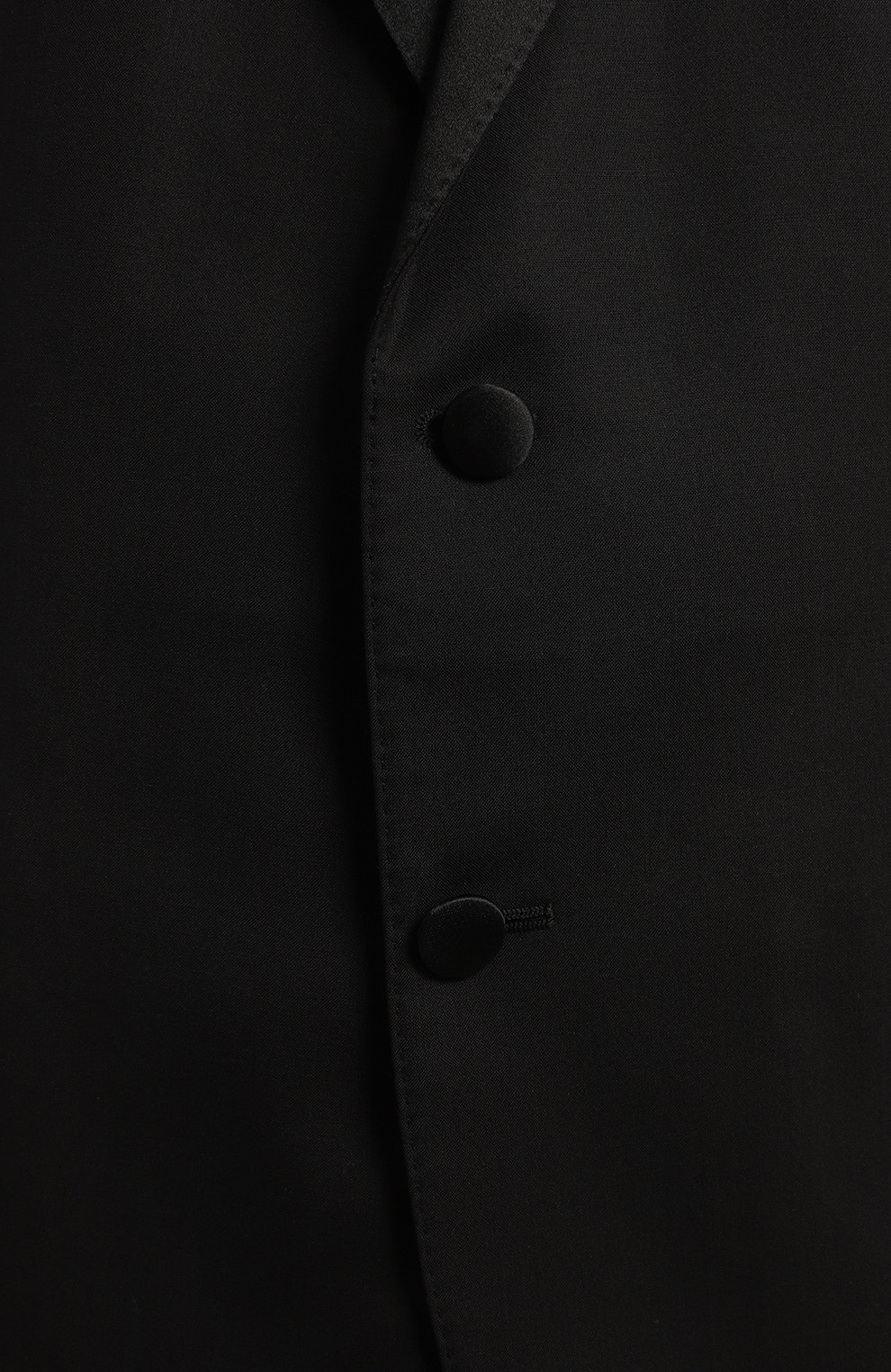 Пиджак из шерсти и шелка | Dolce & Gabbana | Чёрный - 3