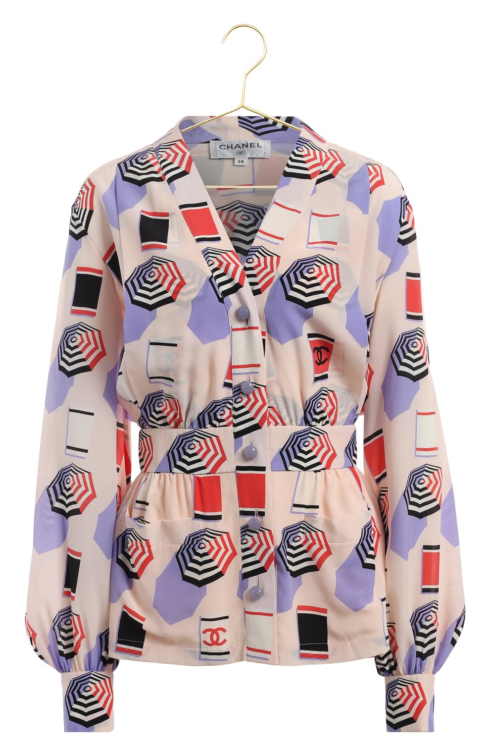 Шелковая блузка | Chanel | Разноцветный - 1