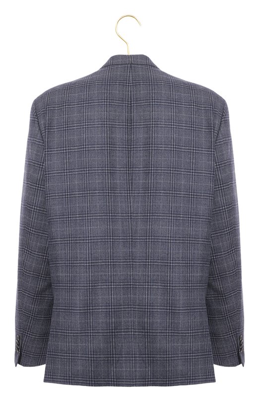 Пиджак из шерсти и шелка | Daks | Серый - 2