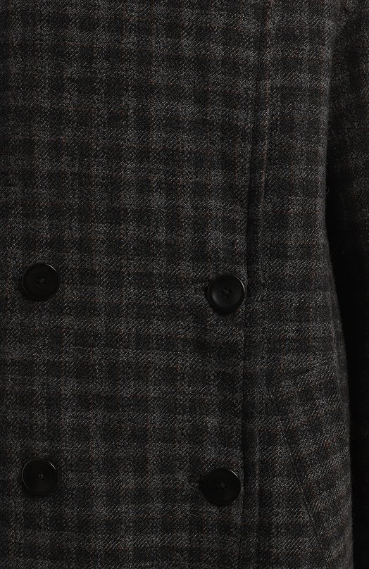 Пальто из шерсти и хлопка | Proenza Schouler White Label | Серый - 3
