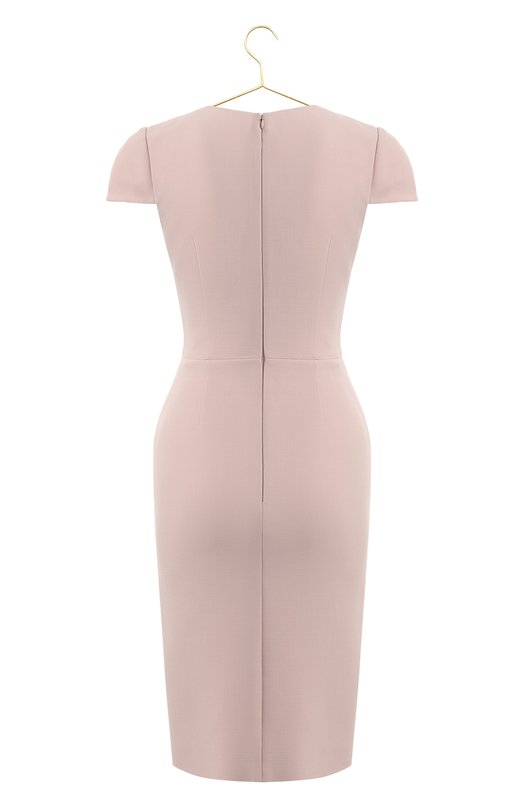 Платье из вискозы и шерсти | Alexander McQueen | Розовый - 2