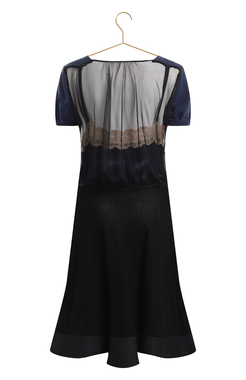 Комбинированное платье | Sacai | Чёрный - 2