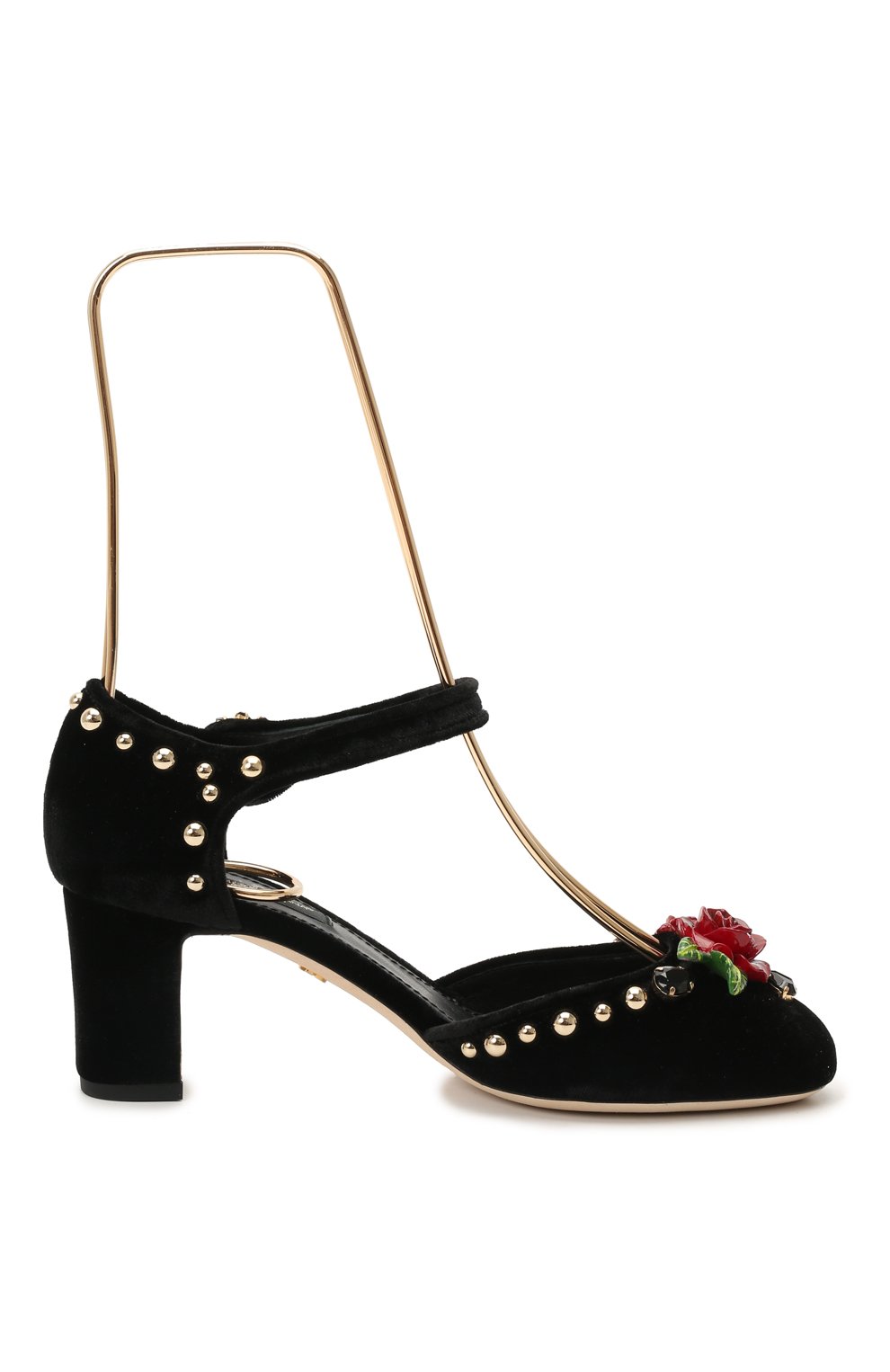 Текстильные туфли Vally | Dolce & Gabbana | Чёрный - 5