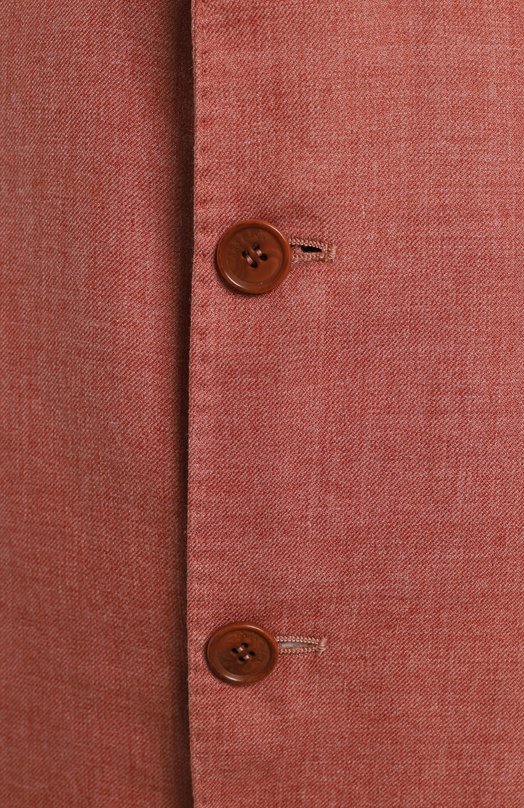 Пиджак изо льна и кашемира | Loro Piana | Красный - 3