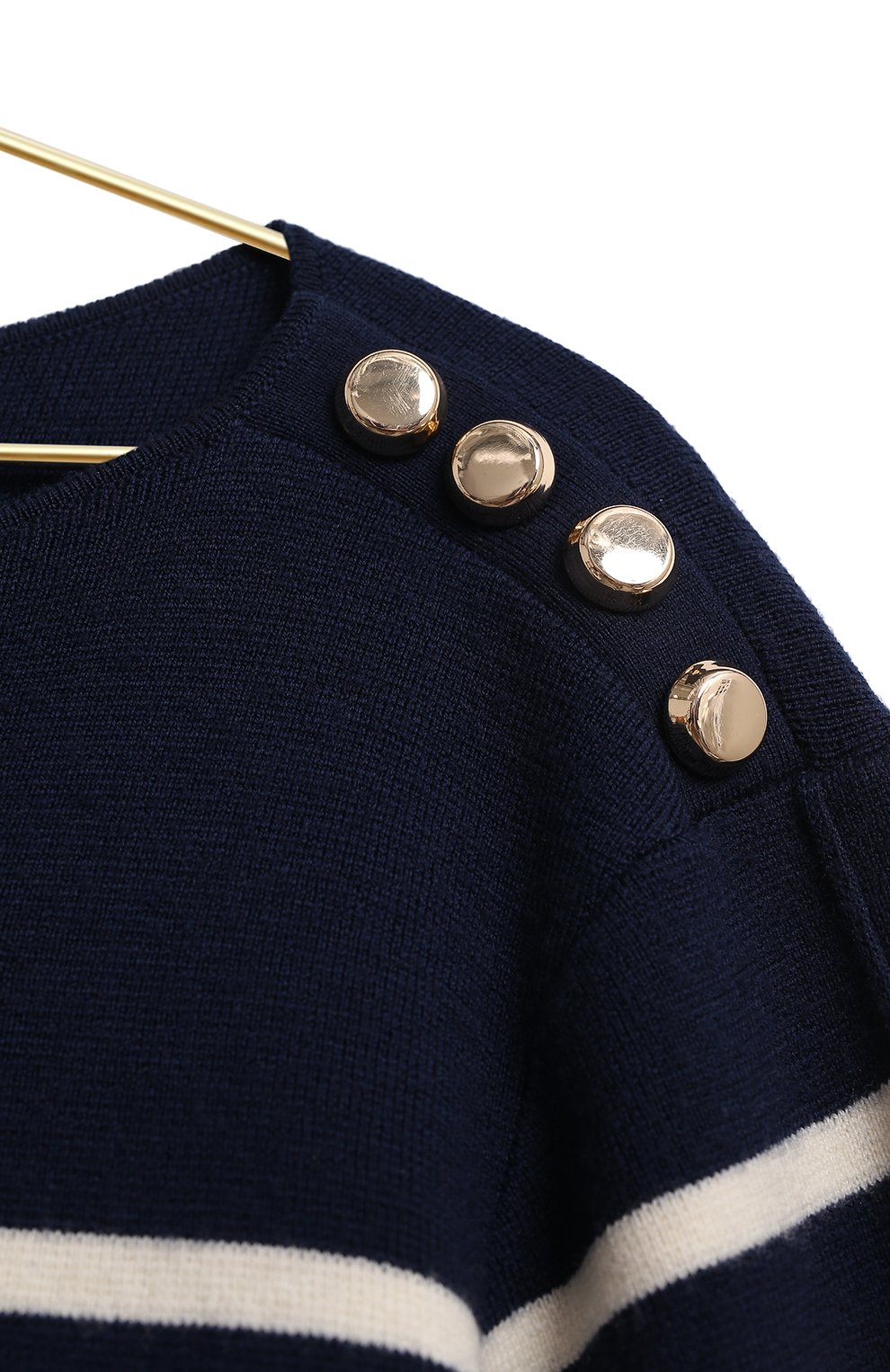 Шерстяной пуловер | 3.1 Phillip Lim | Синий - 3