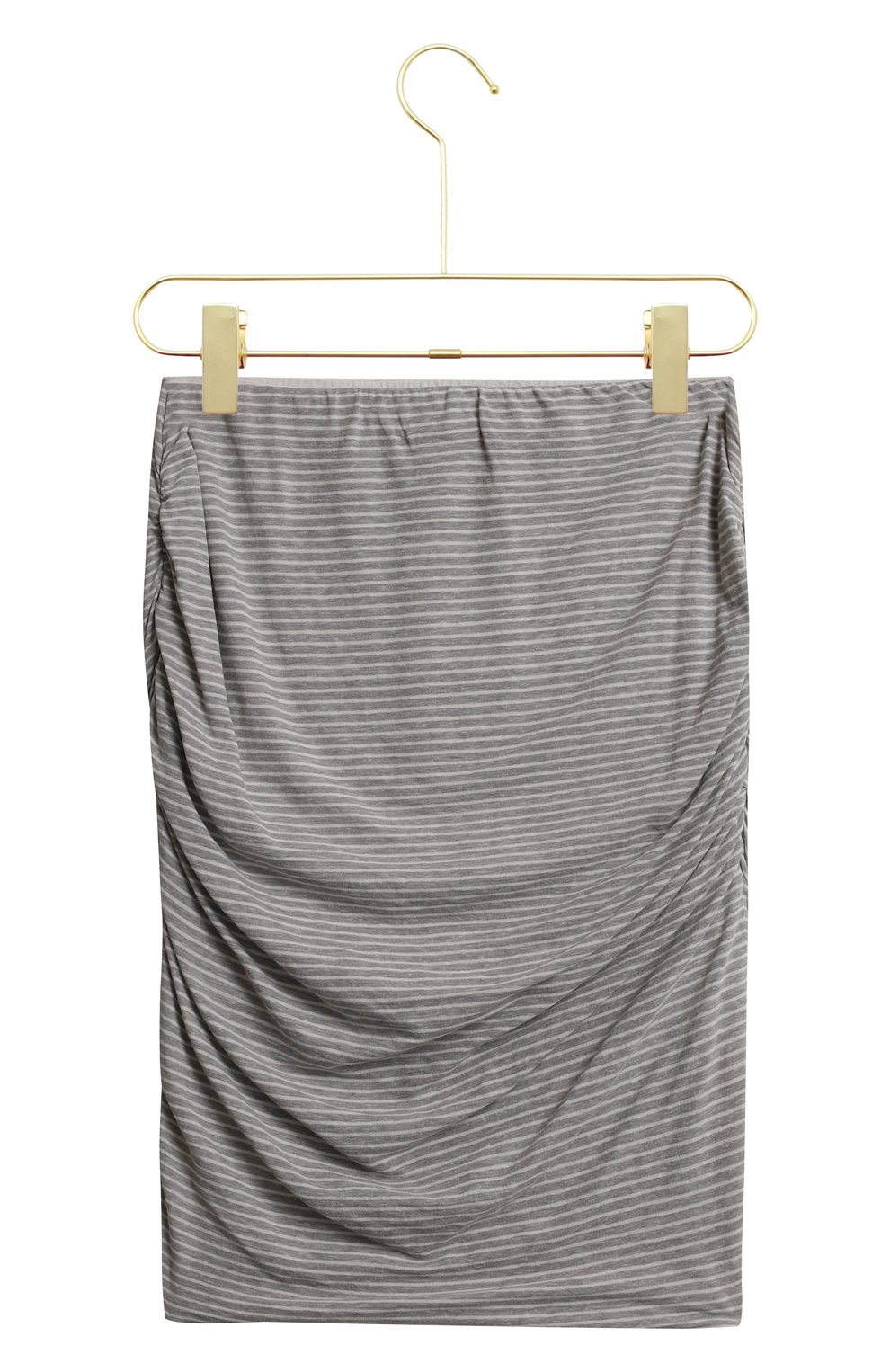 Хлопковая юбка | James Perse | Серый - 2