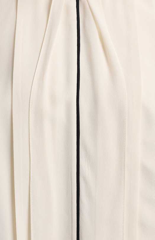 Шелковая блузка | Prada | Кремовый - 3
