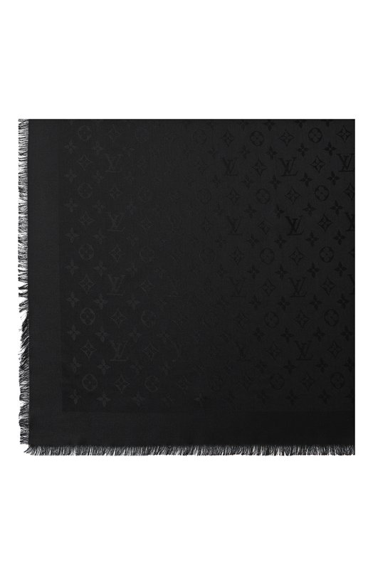Платок из шелка и шерсти Monogram Classic | Louis Vuitton | Чёрный - 3
