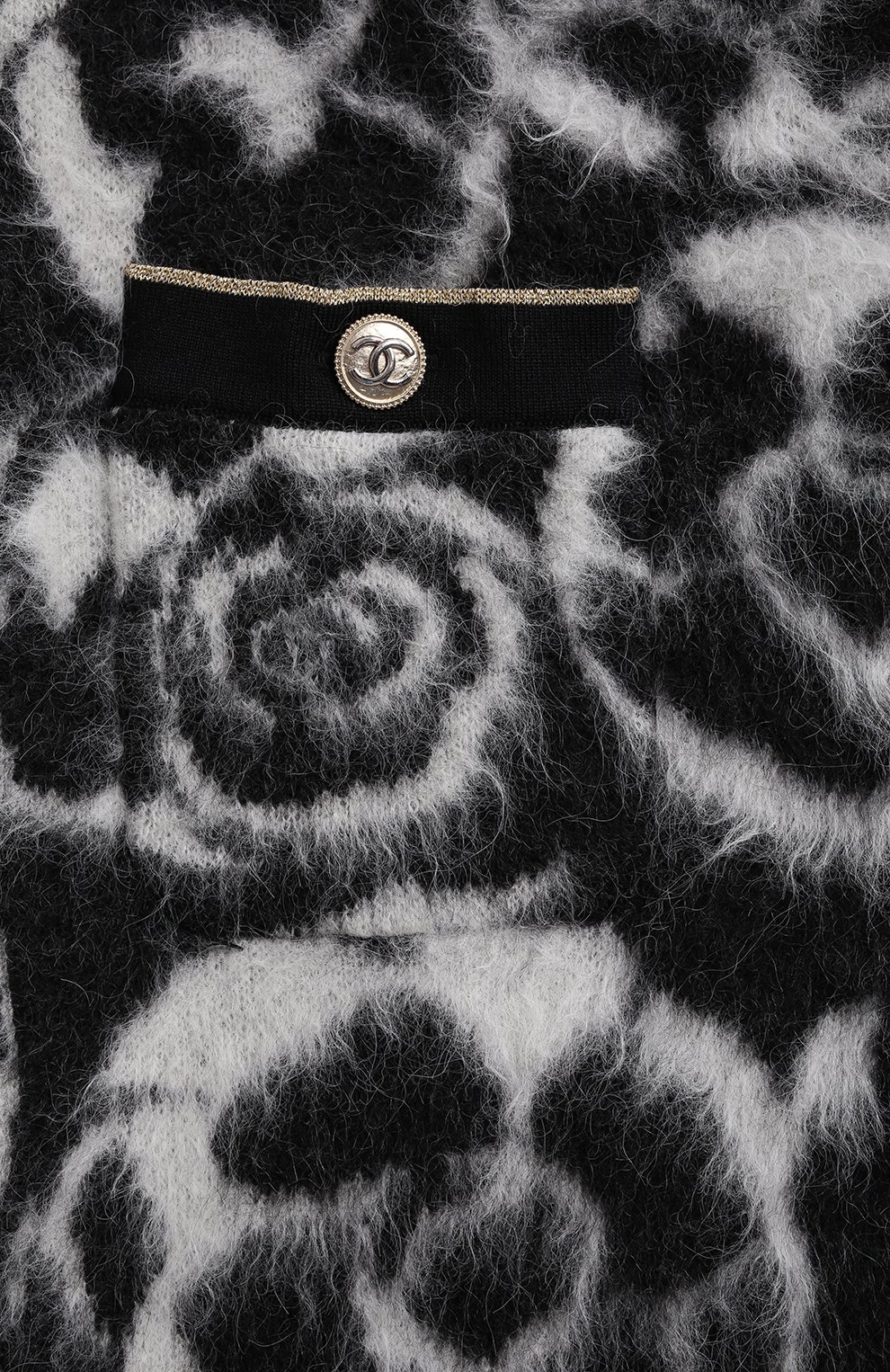 Юбка из шерсти альпаки | Chanel | Серый - 3