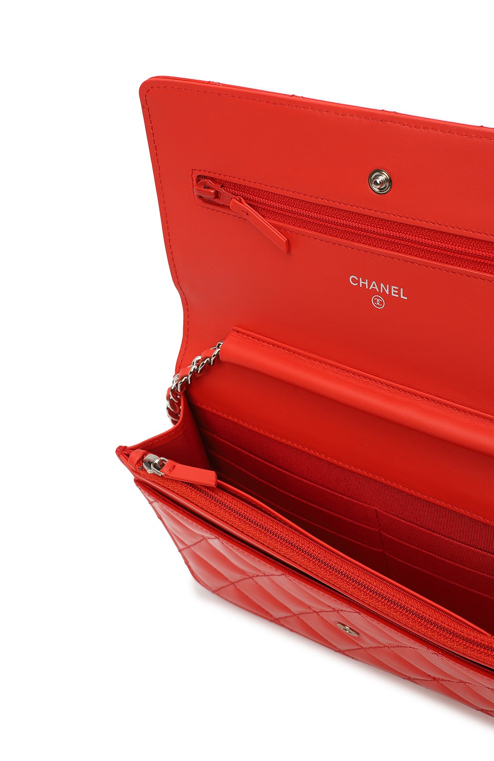 Сумка CC Wallet On Chain | Chanel | Красный - 7