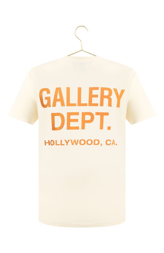 Хлопковая футболка | Gallery Dept. | Кремовый - 2