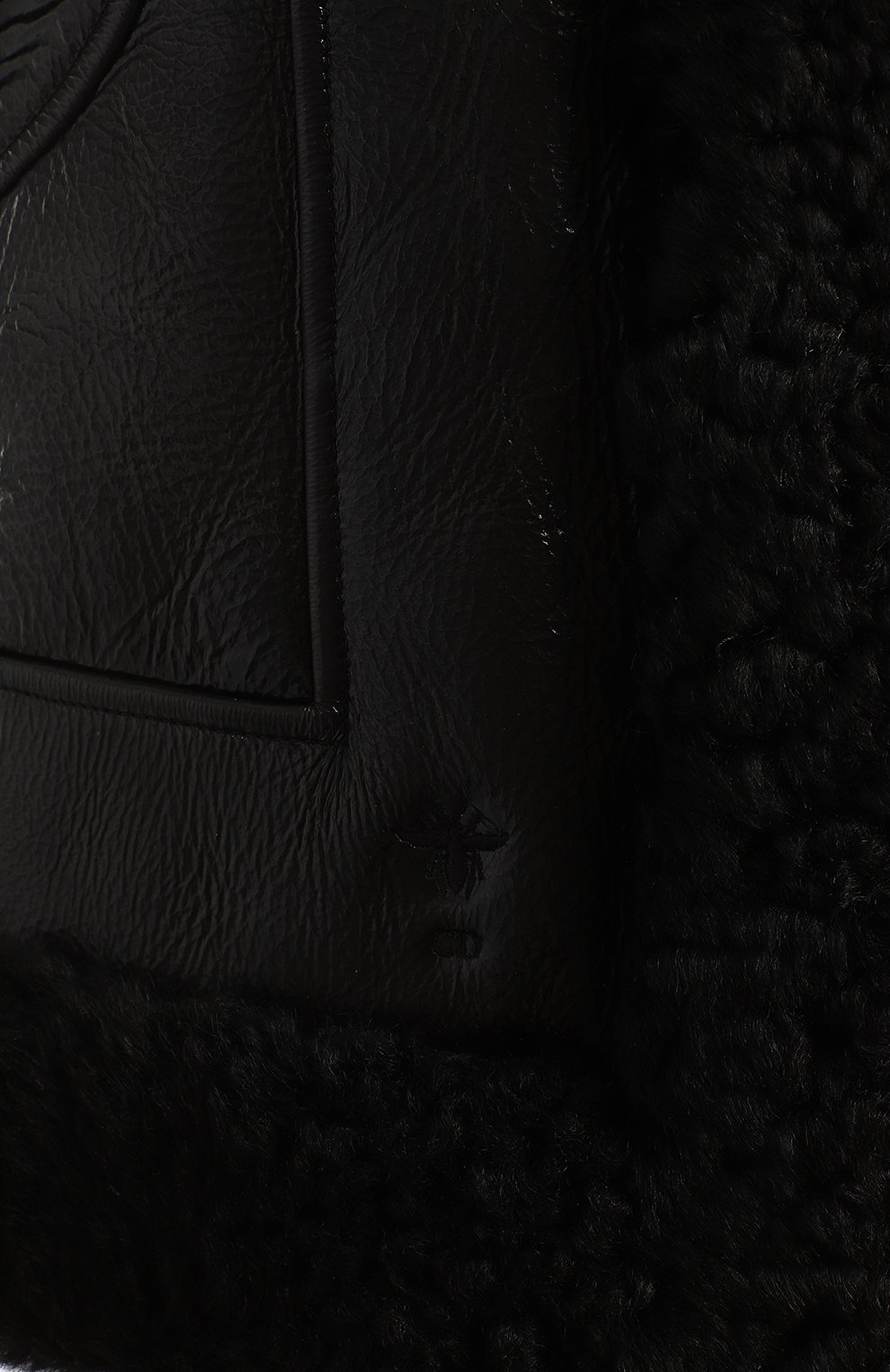 Кожаный жилет | Dior | Чёрный - 3
