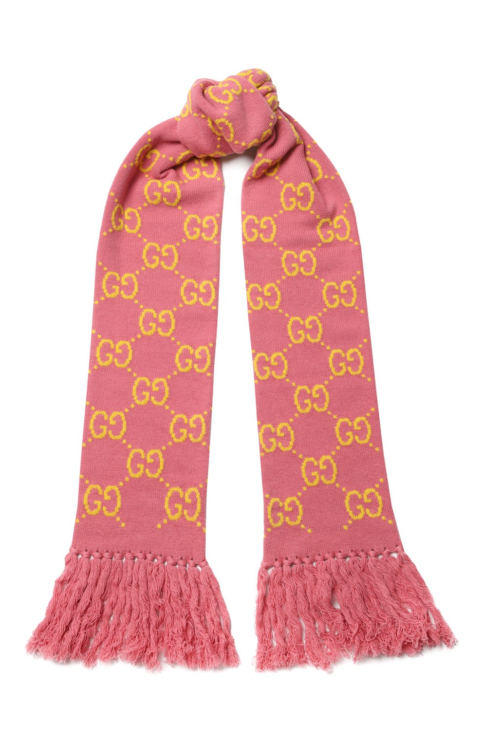 Шерстяной шарф | Gucci | Розовый - 1