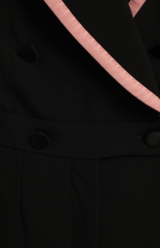Комбинезон из шерсти и шелка | Dolce & Gabbana | Чёрный - 3