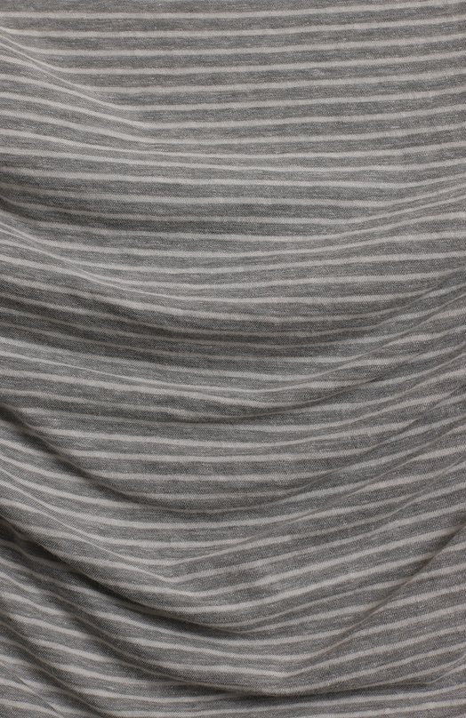 Хлопковая юбка | James Perse | Серый - 3