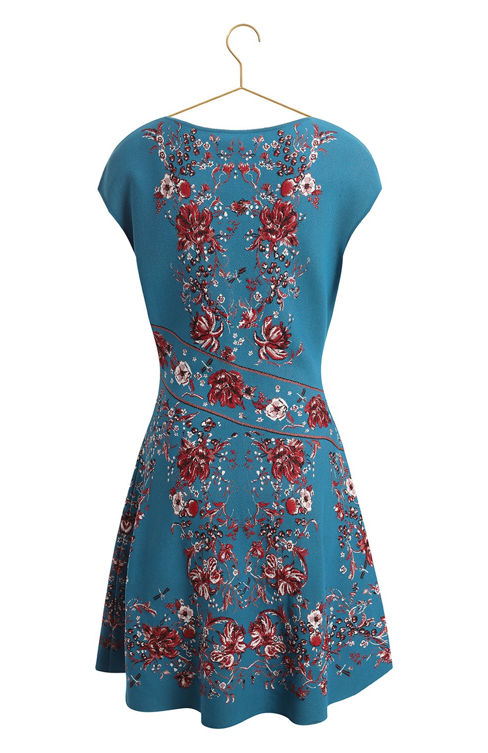 Платье из вискозы | Roberto Cavalli | Голубой - 2