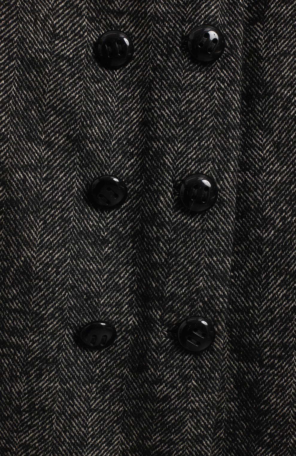 Пальто из льна и шерсти | Dolce & Gabbana | Серый - 3