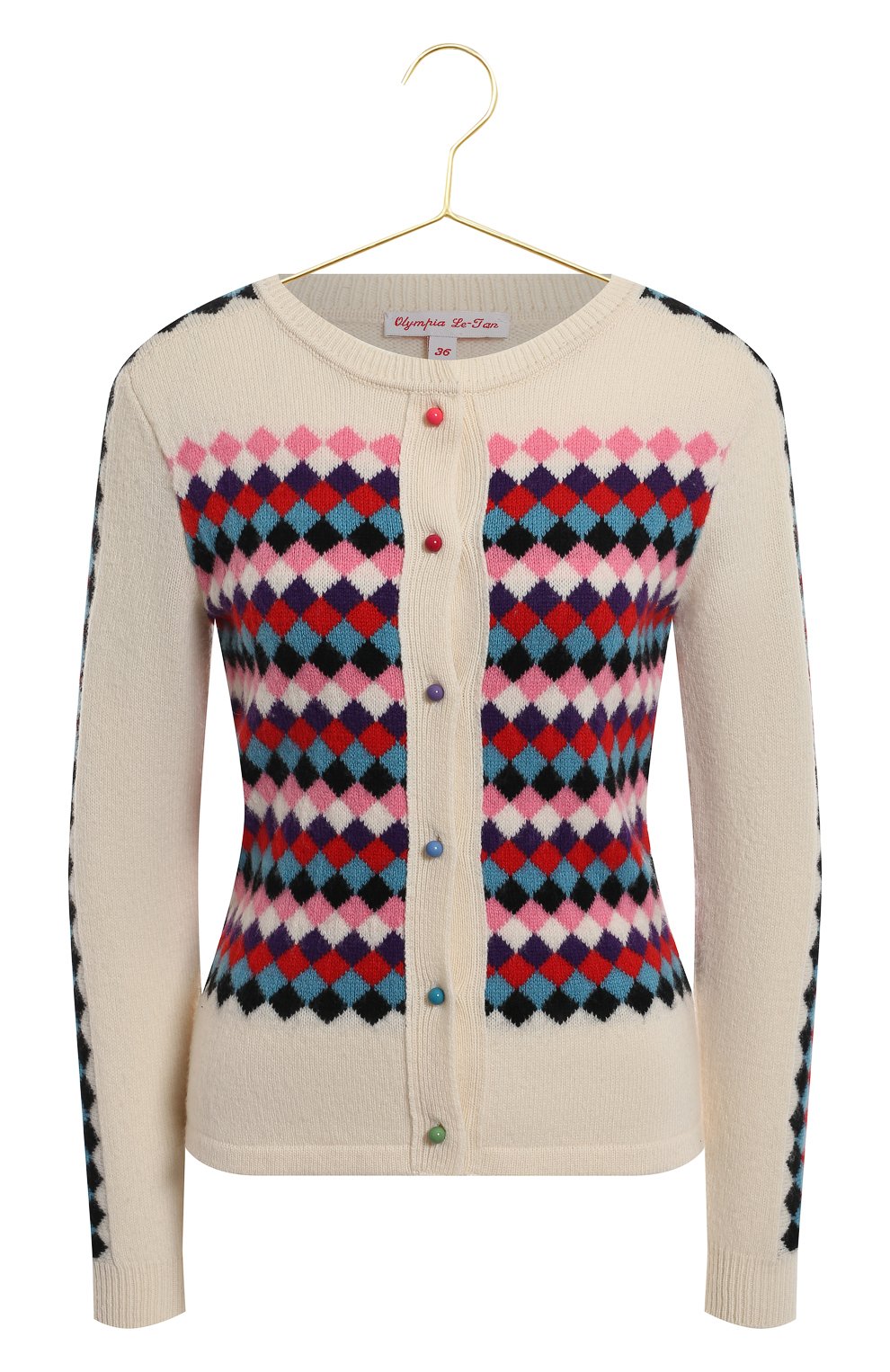 Шерстяной кардиган и пуловер | Olympia Le-Tan | Разноцветный - 2